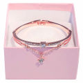 Korean version of the Internet celebrity full of diamond bracelets, women's simple and versatile, star alloy bracelets, love girlfriends, gift jewelry wholesale. 