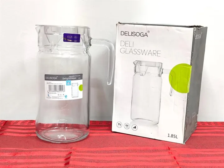 DELISOGA%20Glass%20Pitcher%20Jug.%20Crystal%20Clear%20Glass%20Water%20Jug%20And%20Juice%20Jug%20And%20Pitcher%20With%20Lid.%20-%20Image%208