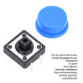 60 Pairs 4 Pin Blue Momentary Tactile Push Button Switch Micro. 