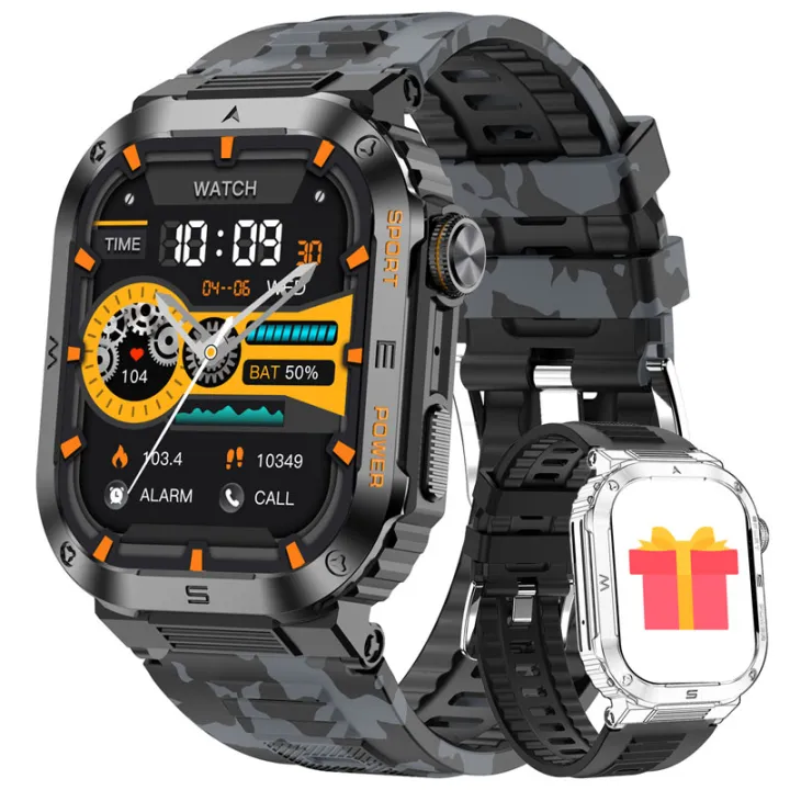 Outdoor%20Smart%20Watch%20Men%20400mAh%20Large%20Battery%20Fitness%20Tracker%20Heart%20Rate%20IP67%20Waterproof%20Bluetooth%20Call%20Sport%20Military%20Smartwatch%20-%20Image%207