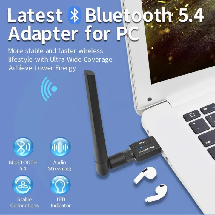 150M%20USB%20Bluetooth%205.4%20Adapter%20USB%20Bluetooth%20Dongle%20for%20PC%20Speaker%20Wireless%20Mouse%20Keyboard%20Audio%20Receiver%20Transmitter%20Adapter%20-%20Image%202
