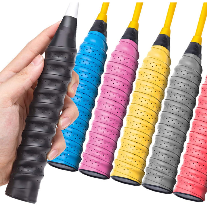 Badminton Racket Grip Tape 1Pcs Fishing Tennis Racket Sweat Band Grip Tape Anti-skid Overgrip Absorbent Racquet Grip