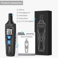 Handheld temperature and humidity meter can be switched at ?/? - blue+black.