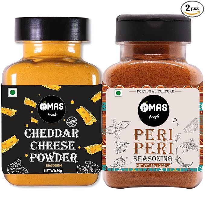 Peri Peri Masala 55g Cheddar Cheese Powder 55g