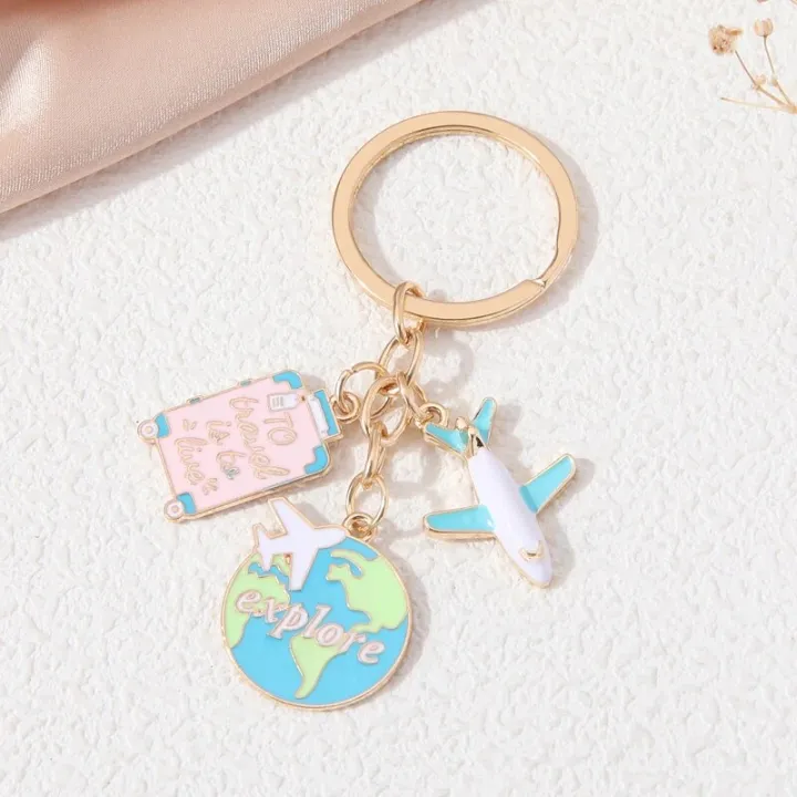 Cute%20Plane%20Earth%20Explore%20Keychains%20Luggage%20Box%20Key%20Rings%20For%20Women%20Men%20Adventurer%20Bast%20Friendship%20Gift%20Handmade%20DIY%20Jewlery%20-%20Image%203