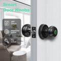 Smart Fingerprint Door Lock Smart Door Knob with App Smart Lock for Bedroom Door, Keyless Entry Digital knob Lock for Home Office Hotel Biometric Lock.