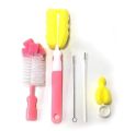 Baby  Feeder  Bottle Cleaning Brush Tools Set  Multicolor - 5 Pcs Set. 