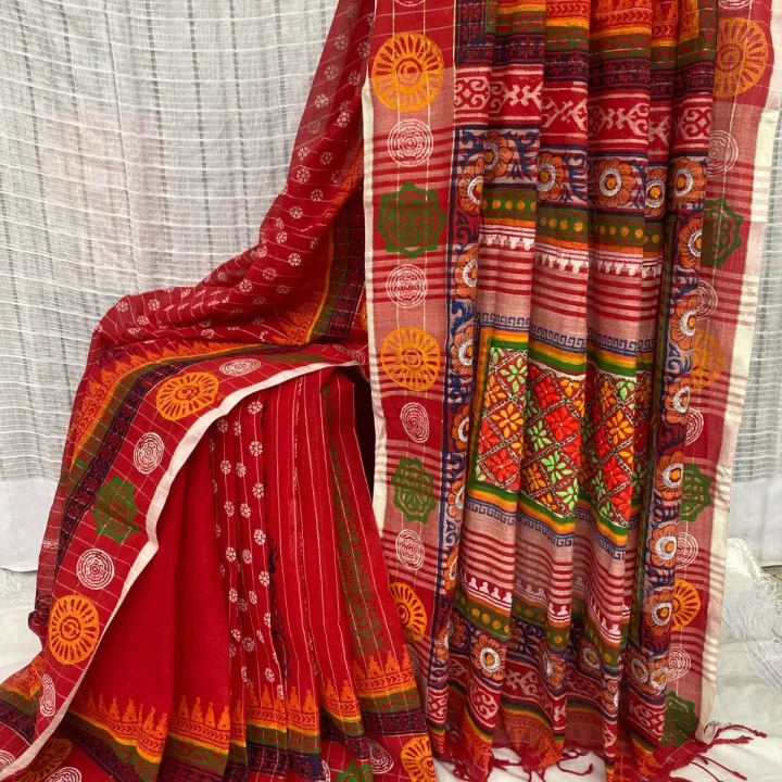 New Exclusive Pure Aarong Cotton Saree.
