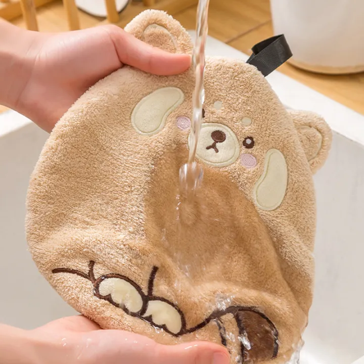 Kawaii%20Rabbit%20Shape%20Hand%20Towel%20Hanging%20Towels%20Cartoon%20Animal%20Absorbent%20Children's%20Hand%20Towels%20for%20Bathroom%20Kitchen%20Cleaning%20Rags%20-%20Image%202