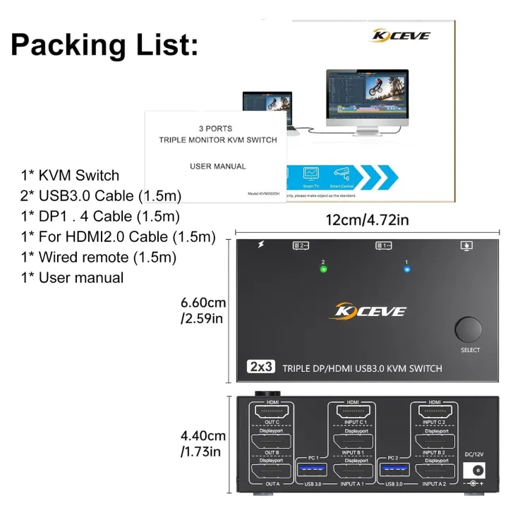 USB%203.0%20KVM%20switch%20with%20three%20inputs,%20two%20outputs,%20and%20dual%20monitors%20-%20black%20-%20Image%204