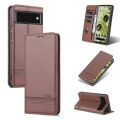 For Google Pixel 6 Pro AZNS Magnetic Calf Texture Horizontal Flip Phone Leather Case.