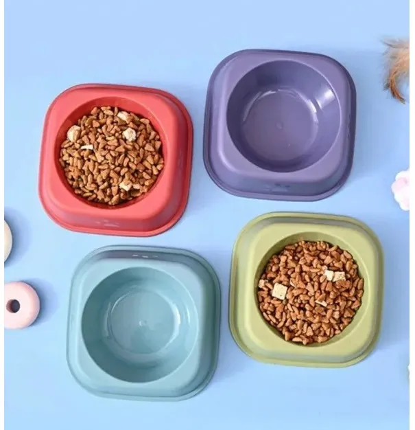 Plastic Cat Food Bowl, food bati, feeding dog, cat, kitten