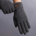 Women Men Warm Winter Touch Screen Gloves Stretch Classical Knit Mittens Wool Full Finger Outdoor Cycling Driving Gloves. 
