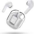 Transparent TWS Ultrapods Max 5.3 Original Digital Display Wireless Earbuds with HiFi sound quality. 