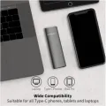 Portable SSD External Hard Drive 4TB High-Speed Drive USB3.1/Type-c Interface Solid State Hard Disk Storage Device for Laptop/PC. 