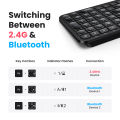 UGREEN Mice and Keyboard Wireless Bluetooth & 2.4GHz Keycaps for Laptop MacBook iPad PC Tablet Bluetooth Keyboard.