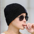 Outtobe Winter Knitted Hats Trendy Knitted Beanie Hat Winter Autumn Hats Snow Cap Fashion Winter Hat Warmer Bonnet with Thick Warm Lined for Storm Cold Winter Climbing Skiing Cycling Hiking. 