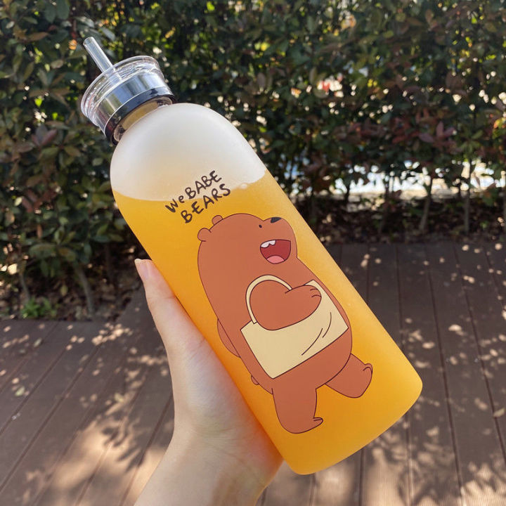 1000ml%20Cute%20Panda%20Bear%20Bottle%20Plastic%20Transparent%20Frosted%20Cartoon%20Waterbottle%20-%20Image%205