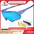 X-TIGER Polarized Cycling Glasses Outdoor Sports Road Bike Glasses 5 Lens Men Cycling Sunglasses MTB Bicycle Protection Goggles. 