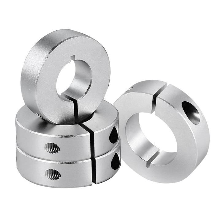 4 Pack Split Shaft Collar Bore 20Mm Aluminum One Piece Shaft Collar Clamp Style 12Mm Thickness