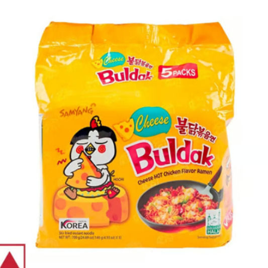 Buldak Cheese Hot Chicken Flavoured Instant Noodles 700gm(Korean)