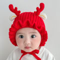 Dear Ear Baby Beanie Hat Winter Autumn Infant Bonnet For Baby Girls Beanie Hats 0-3yrs. 