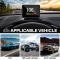 For Car A203 OBD2 On-Board Computer Car Digital Computer Trip Display Speed Fuel Consumption Gauge OBD2 Scanner. 