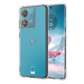 For Motorola Edge 40 Neo 5G Thickened Silicone Airbag Anti-Drop Case for Moto rola Edge 40Neo Clear TPU Shockproof Phone Back Cover.