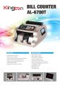 KINGTON PlUS AL 6700T Money Counting Machine with Fake note detector. 