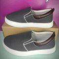 Black Grey Blue and Khaki Color Korean Canvas Sneakers Shoes for Men Slip On Casual Shoes.