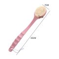【Hey my home】Plastic bathroom Body Bath Long Handled Brush Cleaning Mage Tail hanging.