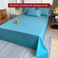 1 Pc Luxury Long-staple Cotton,Flat Bed Sheet,Bed Sheet Without Pillowcase,Solid Colcor. 
