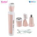 Kemei KM-3024 Multifunctional 4 in 1 Face, Eyebrow, Nose, & Lady Shaver for Women. 