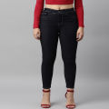 Export quality stylish denim jeans pants for women.