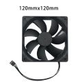 80mm 90mm 120mm Quiet Computer Fan Silent PC Fans For Computer PC Case GPU CPU Cooler Radiator Cooling. 