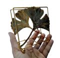 Creative Gold Metal Tissue Holder Storage Organizer Napkin Holder For Dinner Table. 