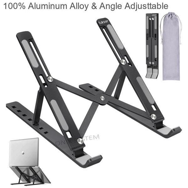 Laptop Stand Creative Folding Storage Bracket for 10-17 inch Tablets Notebook Laptop Premium Quality Aluminum Alloy Laptop Stand