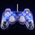 Transparent Wired Game Joystick USB Video Game Controller PC Gamepad Joypad with LED. 