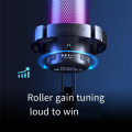 RGB Condenser Mic Gaming Microphone with Noise Reduction Software for Game Live Recording White 1 PCS. 