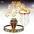 4x Women's Costume Accessories Snake Shaped Headdress Dress up for Carnival Cosplay.