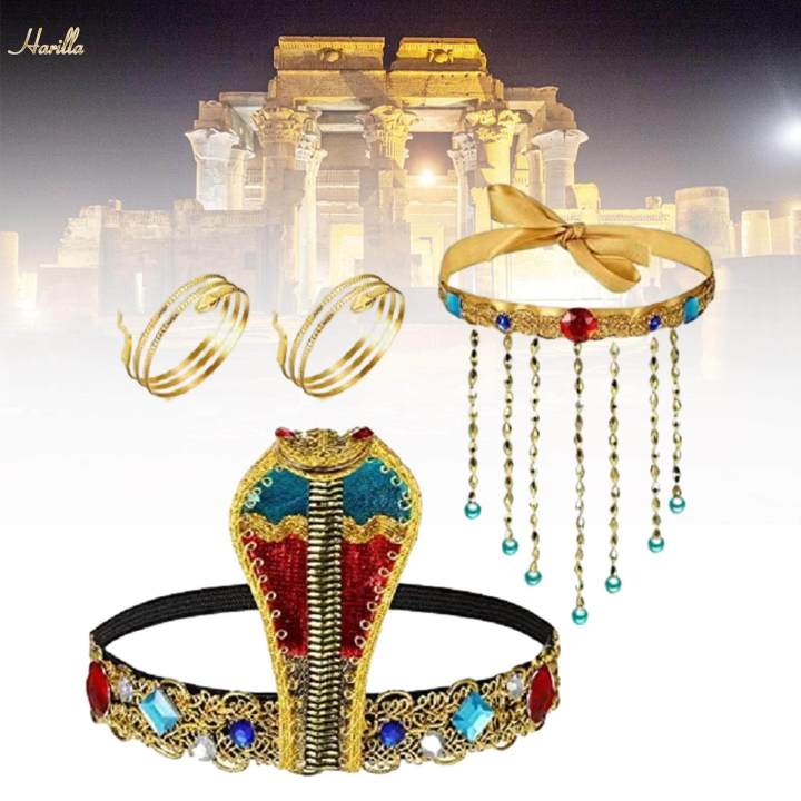 4x%20Women's%20Costume%20Accessories%20Snake%20Shaped%20Headdress%20Dress%20up%20for%20Carnival%20Cosplay%20-%20Image%207