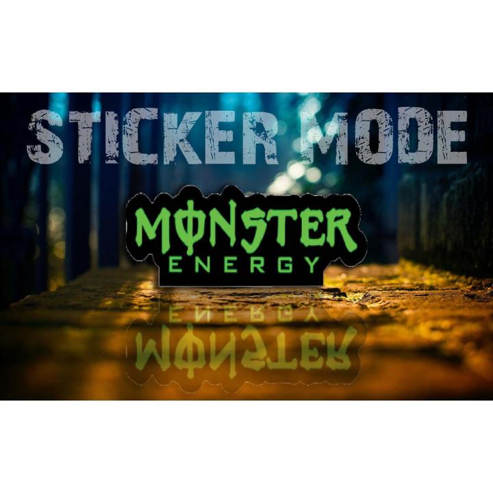Sticker For Bike | Monster Energy | Best Quality Sticker For Bike Decal And Decoration ( Sticker_Mode )