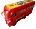 Plastic Model bus Double decker bus toy multicolor push and go bus toy multiexel model bus.