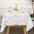 Protect Your Table With The Pvc Waterproof Oil-Proof Colorful Dining Linen Tablecloth Protector Roll - Functional Table Cover.