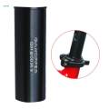 Seatpost Shim 100mm Long Post Tube Converter Adapter for Mountain Road Bike Cycle Accessories 25.4/27.2/30.9/31.8 - 31.8 to 34.9. 