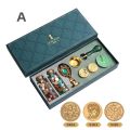 RHS Online Fire Paint Seal Wax Set DIY Handmade Seal Envelope Sealing Wax Stamp Ancient Seal Post Decorative. 