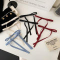 Colorful Braided hair ribbon Delicate Cute Hair accessory Bow hairpin Ribboned Durable Streamer for Daily wear Parties Festivals Cosplay Gift option Party Wedding Casual hairstyle.