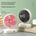 Desktop Fan Portable Fan USB Rechargeable 2 Speed Ultra Quiet Fan Office Cooling Ventilador Fans small table Fan.