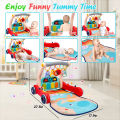 6 in 1 baby pedal piano Multi-function baby activity fitness mat with music and lights baby walker. 
