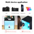 Mini Photo Studio Light Box Photography Light Box Waterproof Dustproof with 6 Kinds Color Backgrounds for Small Size Products. 